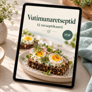 12 vutimunaretseptikaarti allalaaditava PDF-komplektina